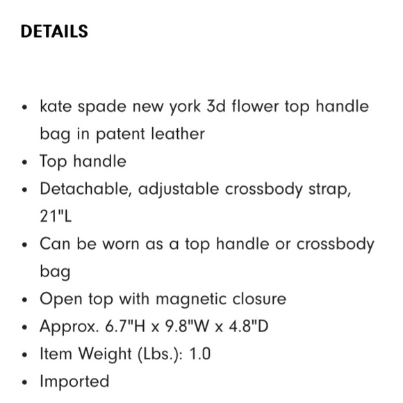 Kate Spade Flora Patent Leather 3D Wristlet - Picture 5 of 16